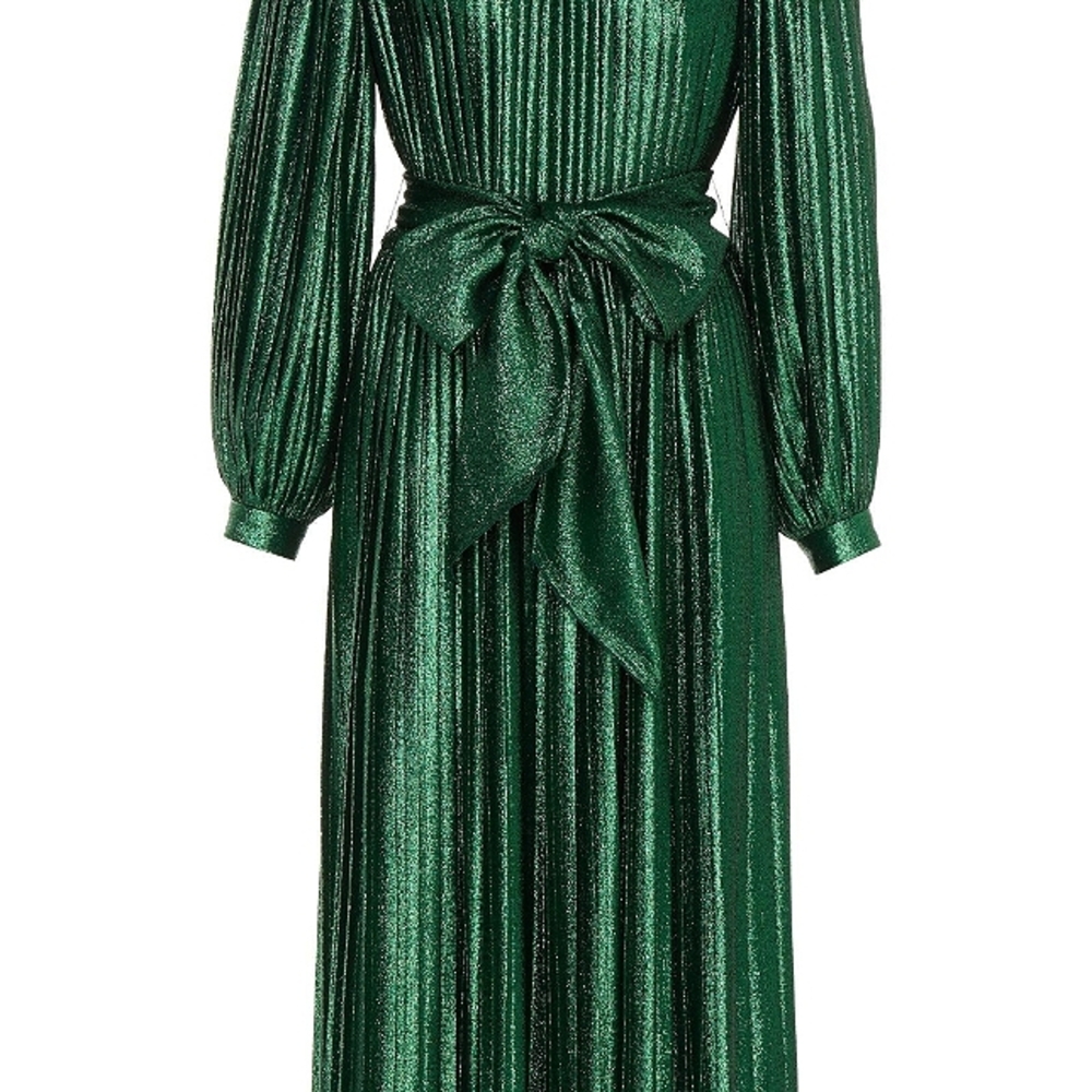 Marc Jacobs Emerald Green Runway Dress from Fall 2019 - Picture 2 of 16